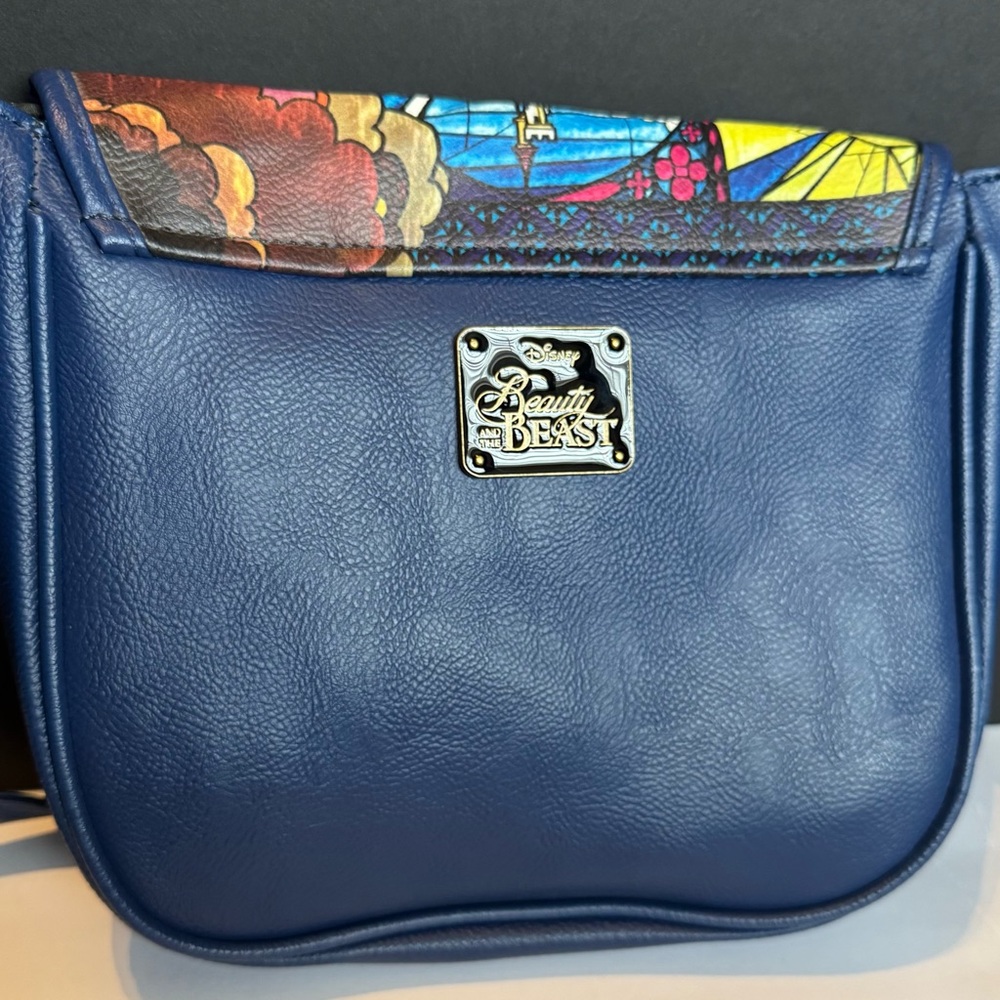 Disney Loungefly Beauty And The Beast Crossbody - image 4